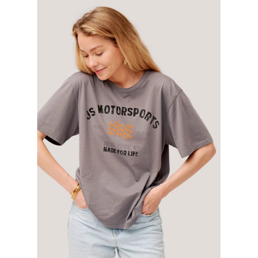 Jason Scott Women'S JS Motorsports‎ Boyfriend Tee Sz S